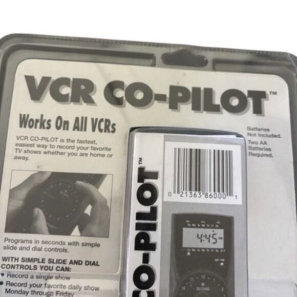 VCR Co-Pilot 1998 *New* - Picture 3 of 3